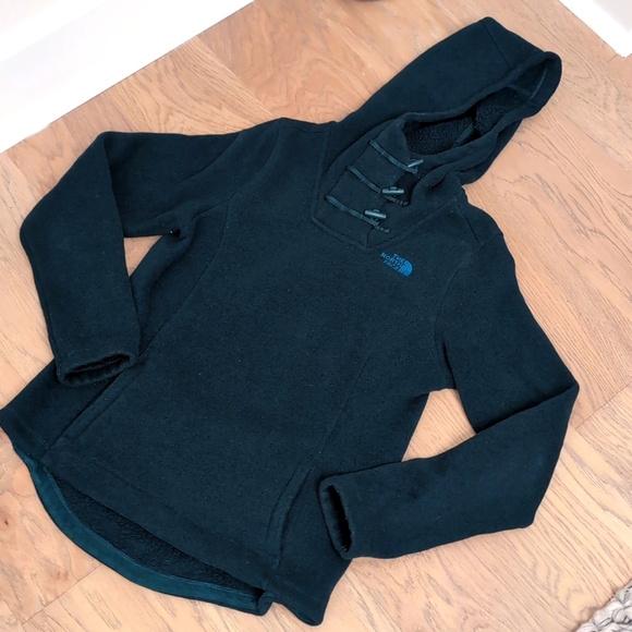 The North Face Hoodie Jacket Fleece Sweatshirt Women's size S - Picture 2 of 7